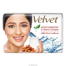 Velvet Soap Milk Extract And Almonds -95g Expire Date -  2024/09/19 Buy Best Sellers Online for specialGifts