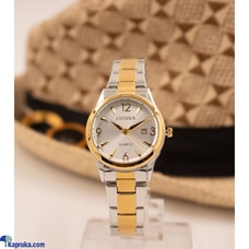 Citizen Gold and Silver colour Watch with a Silvery Dial Buy Chanaka watch Online for specialGifts