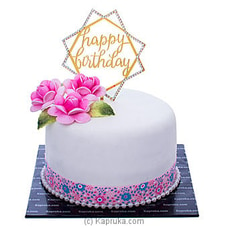 Flourishing Day Happy Birthday Cake Buy birthday Online for specialGifts