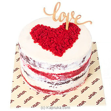 Java Expressions Of Love  Red Velvet And Chocolate Naked Layer Cake Buy lover Online for specialGifts