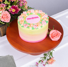 To My Beautiful Mom` Ribbon Cake Buy mothers day Online for specialGifts