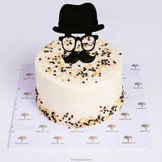 `Whiskered Elegance` Ribbon Cake Buy fathers day Online for specialGifts