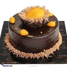 Galadari Easter  Round Shaped Chocolate Cake Buy Cake Delivery Online for specialGifts