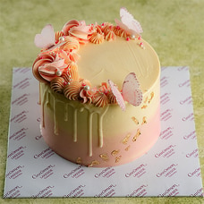 Cinnamon Lakeside Mother`s Day Ribbon Cake Buy Cake Delivery Online for specialGifts