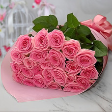 20 Pink Pearl Roses flower bouquet at Kapruka Online