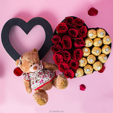Mi Amore Belle 15 Red Rose Flower Arrangement with Chocolates Buy Flower Republic Online for flowers