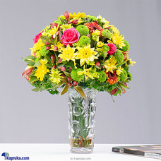Sunset Serenade Vase Buy Flower Delivery Online for specialGifts