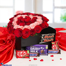 Heartfelt Love Blossoms Arrangement. Buy valentine Online for specialGifts