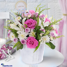 Rosy Chrysanthemum Tribute Mother`s Day Arrangement Buy Flower Delivery Online for specialGifts
