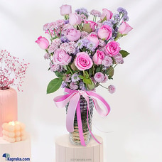 Ribboned Rose Garden Flower Arrangement Buy mothers day Online for specialGifts