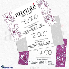 Amanté Gift vouchers Buy Amante Online for specialGifts
