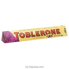 Toblerone Fruit And Nut Chocolate 100g Buy Toblerone Online for specialGifts