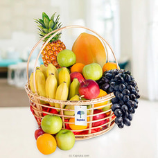 Overflowing Splendor Fresh Fruits Basket at Kapruka Online