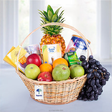 Classic Fresh Fruits with Healthy Essentials Fruit Basket at Kapruka Online