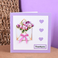 Thank You! Flower Envelop Greeting Card Buy Greeting Cards Online for specialGifts
