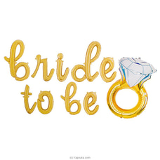 Bride To Be` Party Decoration Foil Balloon Set Of 7 Pcs- Deco`s For Bridal Shower, Hen Party. Buy balloon Online for specialGifts