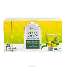 CLARE VALLEY LIME and LEMON FLAVOURED GREEN TEA 50g ( 25 TEA BAGS) Buy CLARE VALLEY Online for specialGifts