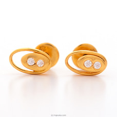 Arthur 22kt Gold Ear Ring With Zercones Buy Arthur Online for specialGifts