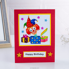 Happy Birthday with Joker Handmade Greeting Card Buy Greeting Cards Online for specialGifts