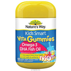 Nature`s Way Kids Smart Vita Gummies Omega-3 DHA Fish Oil 60 Pack Buy Nature`s Way Online for specialGifts