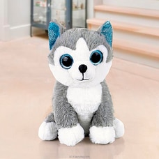 Luna The Husky - 9 inches Grey Cute dog Buy Huggables Online for specialGifts