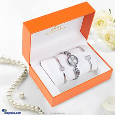 SILVER WATCH WITH TWO COMPANION BRACELETS Buy Jewellery Online for specialGifts