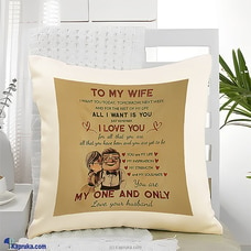 To My Wife  Wicked Wit Rest Pillow at Kapruka Online