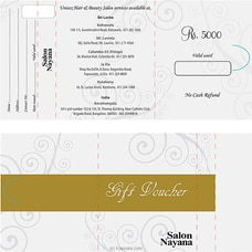 Rs 5000 Salon Nayana Gift Voucher at Kapruka Online