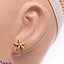 Shop in Sri Lanka for Vogue 22k gold ear stud set with 16(c/Z) rounds