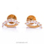 Shop in Sri Lanka for 22k gold ear stud set with 14 (c/Z) rounds