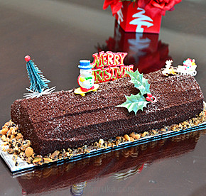 Buche Noel Chocolate Mousse Online at Kapruka | Product# cakeKB00110