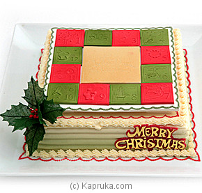 Fab Merry Christmas Cake Online at Kapruka | Product# cakeFAB00222