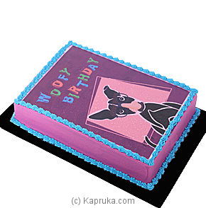 Woofy Birthday Cake - Embark Online at Kapruka | Product# cake00KA00386