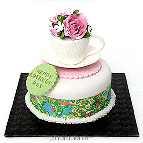 Fab Mother's Day Ribbon Cake Online at Kapruka | Product# cakeFAB00232