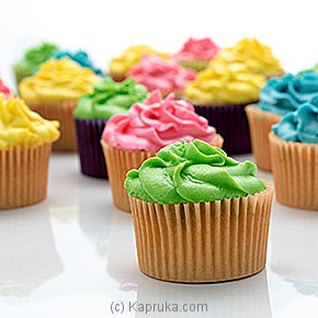 Rainbow Vanila Cup Cake - 20 Pcs Online at Kapruka | Product# cakeHOME00126