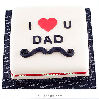 Kapruka 'I Love You Dad' Cake Online at Kapruka | Product# cake00KA00517