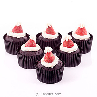 Choco With Strawberry Delight Cupcakes Online at Kapruka | Product# cakeHOME00158