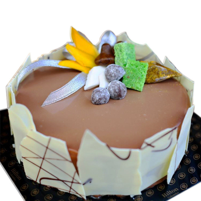 Hilton Chocolate And Sticky Nutty Gateau Online at Kapruka | Product# cakeHTN00167