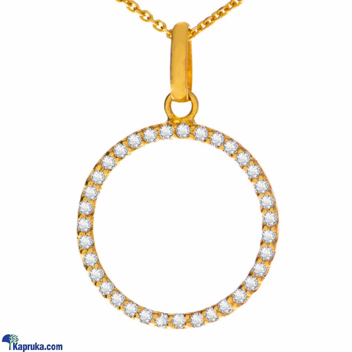 Arthur 22 Kt Gold Pendent With Zercones Online at Kapruka | Product# jewelleryF0133
