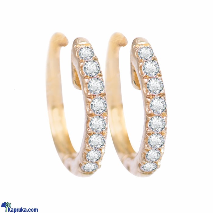 Alankara 18kp rose gold earrings  vvs1- g (22/12569) Online at Kapruka | Product# alankara00104
