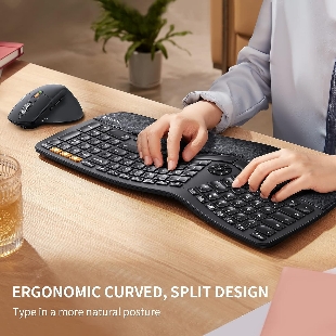 ProtoArc Ergonomic Wireless Keyboard Mou.. at Kapruka Online for specialGifts