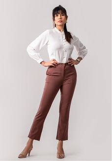 FLORENCE FLARE BROWN PANT Buy NILS Online for specialGifts