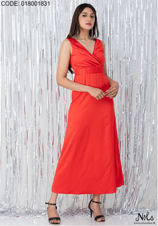JANE SLEEVELESS RED DRESS Buy NILS Online for specialGifts
