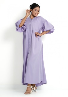 JULIET PURPLE PUFF SLEEVE DRESS Buy NILS Online for specialGifts