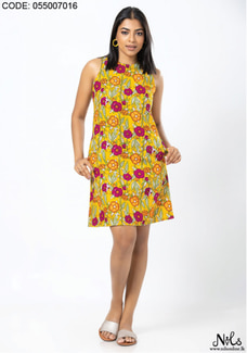 AISHA MUSTARD DRESS at Kapruka Online