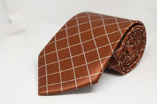 Diamond Patterned Tie in Brown Buy MOZ Online for CLOTHING