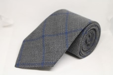 Gray Plaid Tie Buy MOZ Online for CLOTHING
