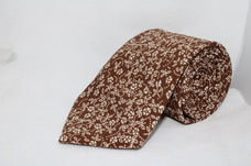 Brown Floral Tie Buy MOZ Online for specialGifts