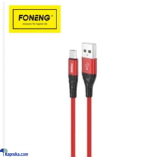 FONENG X34 Lightning Metal Braided Data Cable - Fast 2.4A Charging Buy Infinite Business Ventures Pvt Ltd Online for ELECTRONICS