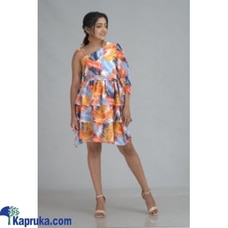 One Shoulder dress with Frill Layered Skirt Buy CH Online for CLOTHING